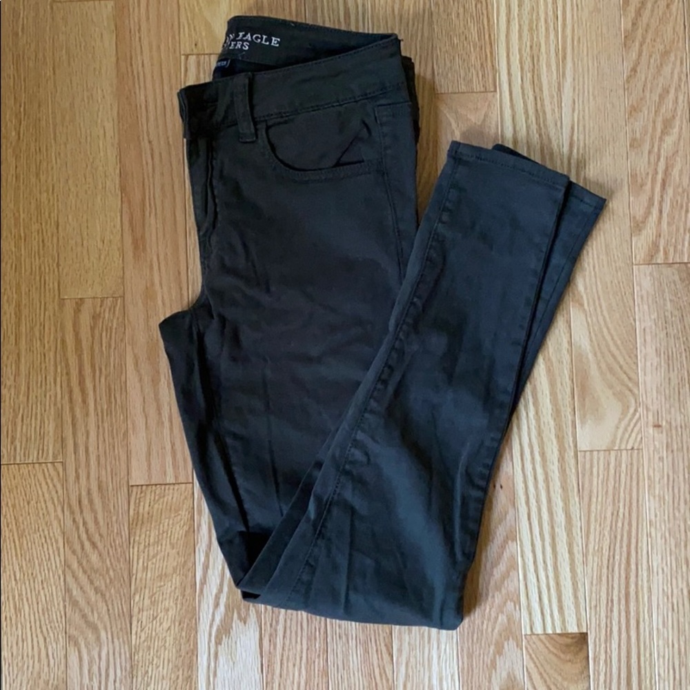 DARK GREEN JEGGING